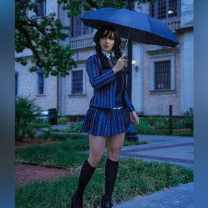 Wednesday Addams nevermore school outfit